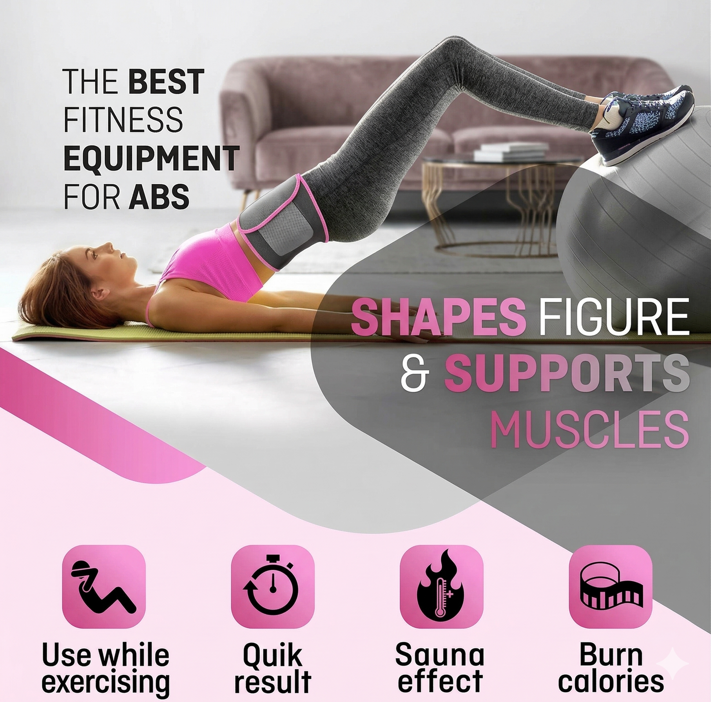 Adjustable Waist Trimmer Belt